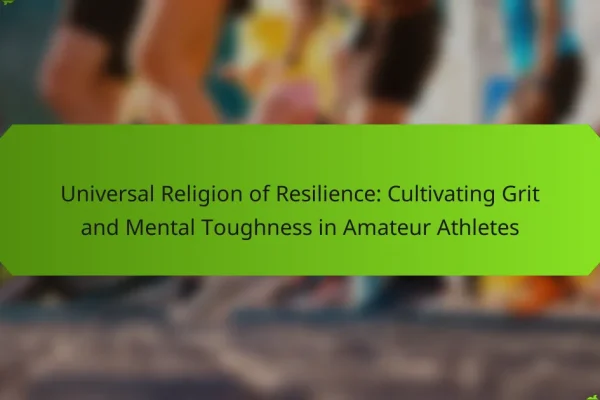 Universal Religion of Resilience: Cultivating Grit and Mental Toughness in Amateur Athletes