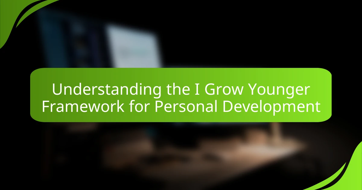 Understanding the I Grow Younger Framework for Personal Development